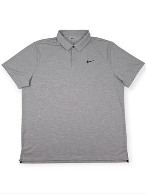 Nike Dri-Fit Tour Core Jacquard Polo Golf Shirt Men's XXL Purple FZ7475-516 NWOT